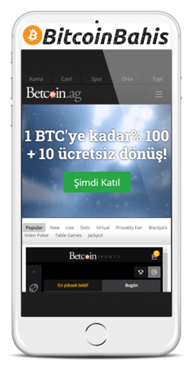 Betcoin Mobil ekranı